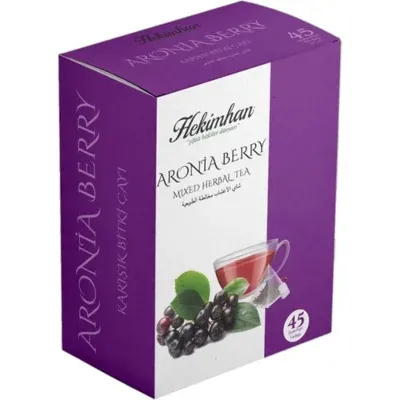 Aronia Berry Karışık Bitki Çayı 45 Süzen Poşet Aronia Çayı