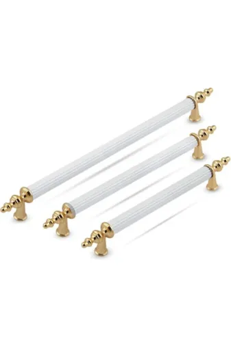 ARS TAŞ ARS160V01 Damla Lüx Plus 160Mm Aleminyum Metal Boru Kulp Dolap Çekmece Dolap Kulpları Ve Kulpu Kararma Yapmaz