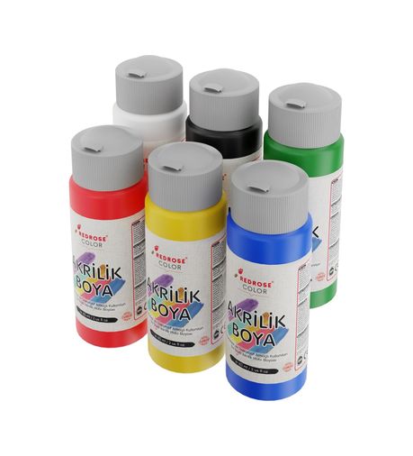 ART 133249819 Ana Renkler Akrilik Boya 6&apos Lı Set 6X60Ml