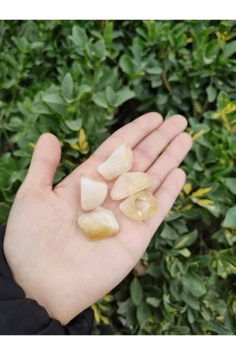 ART LİFE DOĞALTAŞ Natural Stones ART LİFE DOĞALTAŞ Natural Stones 300430 Sitrin Tamburlanmış Doğal Taş Tımbıl (Para Çekme, Bolluk Ve Bereket Taşı)