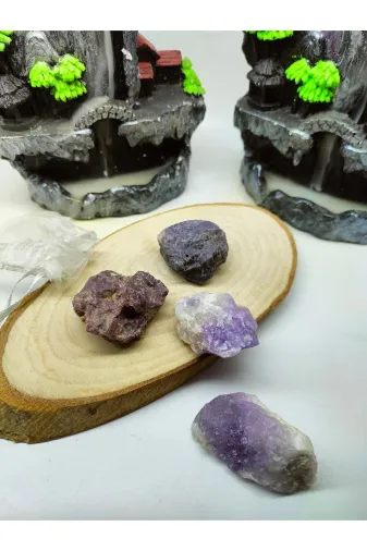 ART LİFE DOĞALTAŞ Natural Stones ART LİFE DOĞALTAŞ Natural Stones 300315 Lepidolit Ham Doğal Taş Kaya (Sertifikalı)