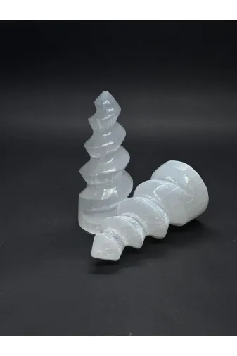 ART LİFE DOĞALTAŞ Natural Stones ART LİFE DOĞALTAŞ Natural Stones 300162 Selenit Burgulu Kule 10Cm