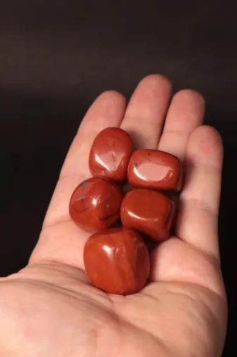 ART LİFE DOĞALTAŞ Natural Stones ART LİFE DOĞALTAŞ Natural Stones 300523 Sertifikalı Kırmızı Jasper Tambur Kütle Doğal Taş