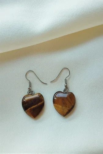 ART LİFE DOĞALTAŞ Natural Stones artlıfe900521 Sertifikalı Aventurin Kırıktaş Doğaltaş Kalp Kolye