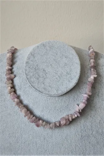 ART LİFE DOĞALTAŞ Natural Stones artlıfe900523 Sertifikalı Labradorit Kırıktaş Doğaltaş Kalp Kolye