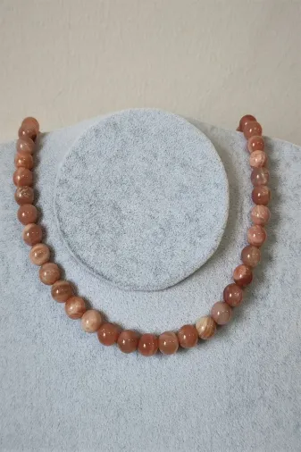 ART LİFE DOĞALTAŞ Natural Stones artlıfe900533 Sertifikalı Kunzit Kırıktaş Doğaltaş Kolye