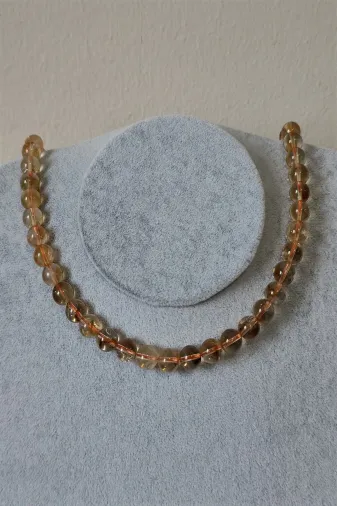 ART LİFE DOĞALTAŞ Natural Stones artlıfe900546 Sertifikalı 8 Mm Lapis Lazuli Doğaltaş Kolye