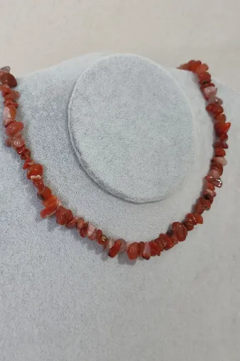 ART LİFE DOĞALTAŞ Natural Stones artlıfe900564 Sertifikalı Aventurin Kırıktaş Doğaltaş Kalp Kolye