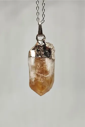ART LİFE DOĞALTAŞ Natural Stones artlıfe900573 Sertifikalı 8 Mm Mavi Kuvars Doğaltaş Kolye