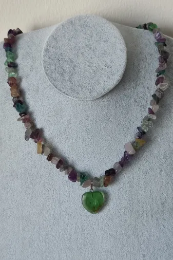 ART LİFE DOĞALTAŞ Natural Stones artlıfe900606 Sertifikalı Turkuaz Firuze Kırıktaş Doğaltaş Kolye