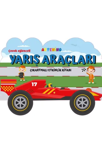 Artenino 9786256056053 Şekilli Araçlar - Yariş Araçlari - Çikartmali Aktivite Kitabi