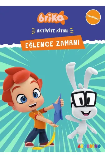 Artenino 9786256056107 Briko Eğlence Zamani / Çikartmali Aktivite Kitabi Serisi
