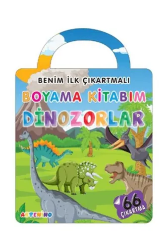 Artenino 9786259892221 Çantali Boyama Kitabi - Dinozorlar