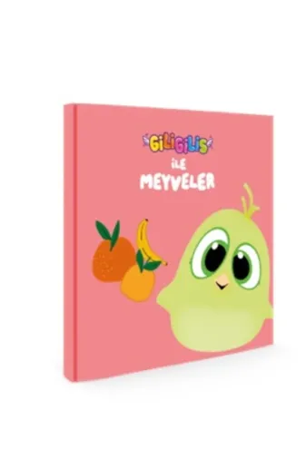 Artenino ARTN-1329 02 Yaş Çocuklar Için Eğitici Giligilis Ile Meyveler - Eğitici Mini Karton Kitap