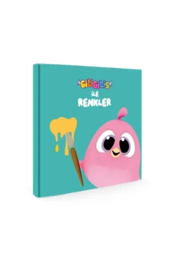 Artenino ARTN-1343 2 Yaş Çocuklar Için Eğitici Giligilis Ile Renkler - Eğitici Mini Karton Kitap