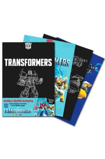 Artenino TYC112791C7CB9CF0E2FF6100 Transformers Sihirli Resim Boyama – Ahşap Kalem Hediyeli