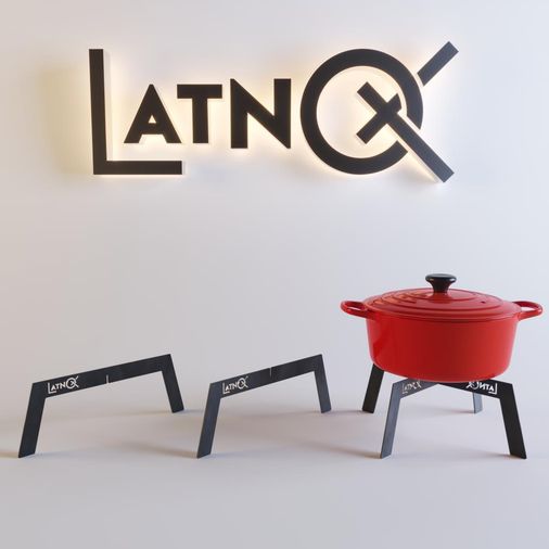 ARTGM04 23 Cm Ox+ Kamp Ocağı Pratik Metal Ateş Üstü Kamp Izgarası
