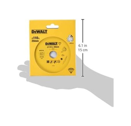 Arzum 130464444 Dt3714-Qz Elmas Dısk, Fayans, 110X20 Mm Beyaz