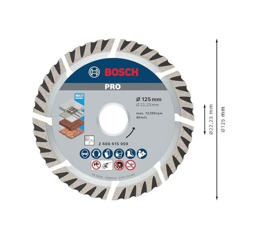 Arzum 130464472 Professional Accessories Elmas Kesme Ve Delme Aksesuarları, Disk, Gri, 1 Adet, 12,5 Cm Beyaz