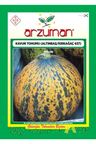 Arzuman Tohum TOHUM10 Kavun Altınbaş Kırkağaç 637 Tohumu 10 Gr