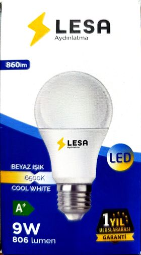 Asel L7717 Lesa 9W Led Ampul