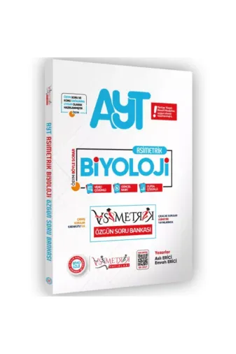Asimetrik Yayınları AYTAsmtrkBİYOLOJİ4052 2026 Yks-Ayt Asimetrik Biyoloji Özgün Soru Bankası Yeni Nesil Dijital Çözümlü