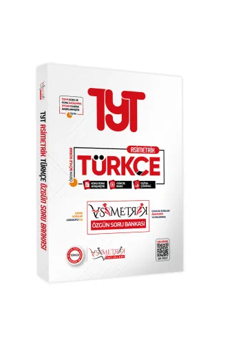 Asimetrik Yayınları TYTasmtrkTÜRKÇETEKKTAP4050 2026 Yks-Tyt Yeni Sistem Türkçe Tek Kitap Asimetrik Soru Bankası Konu Konu Dijital Çözümlü