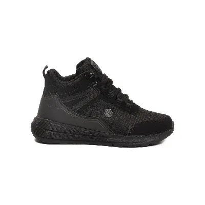 Aspor Siyah Bağcıklı Unisex Sneaker Bot
