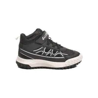 Aspor Siyah Beyaz Erkek Çocuk Hi Sneaker
