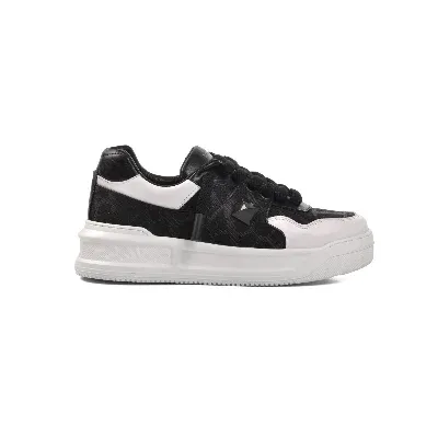 Aspor Siyah Beyaz Erkek Sneaker Premium