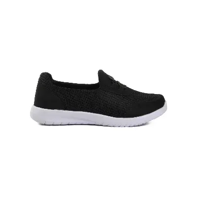 Aspor Siyah Beyaz Kadın Spor Ayakkabı Sneaker
