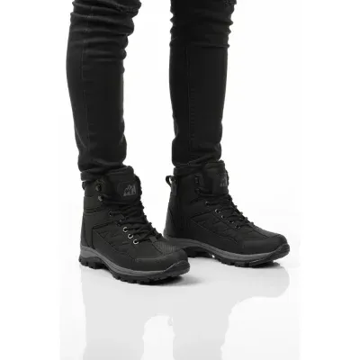 Aspor Siyah İçi Kürklü Unisex Outdoor Bot