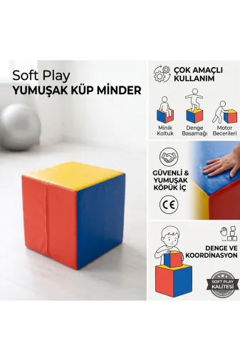 ASSASPOR JİM-040 Küp Minder Jimnastik Minderi