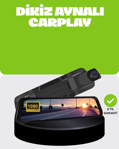 ASTRALTECH 115742277 Ultra Geniş Açılı Araç Kamerası Dokunmatik Ayna Kayıtlı