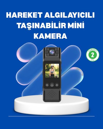ASTRALTECH 97949065 Mini Kamera 1080P Full Hd Döner Lens Taşınabilir