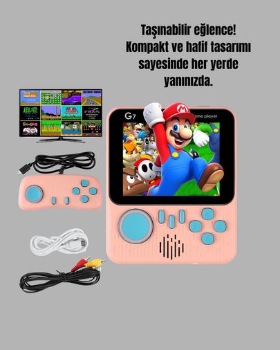 ASTRALTECH 98288117 Şarjlı 3.5 İnç Retro Oyun Konsolu