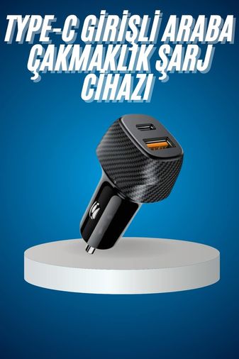 ASTRALTECH TKNUCZZZPG38ŞARJCİHAZIIIIIII5MKR Araç İçi Hızlı Şarj Soketi 38W Oto Çakmaklık Type-C Araba Çakmaklık Standart