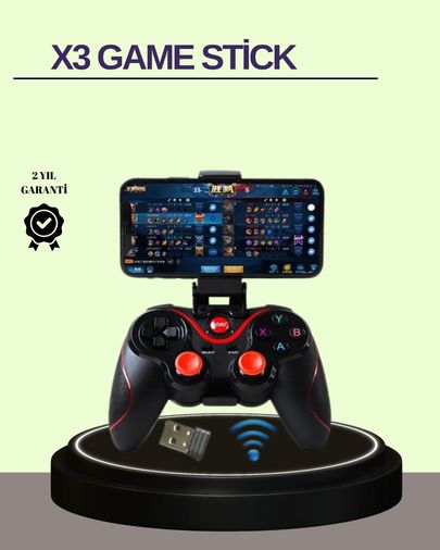 ASTRALTECH TKNXUCZZX3GAMEPAD-2MKR Çift Analog Joystick Ve 14 Tuşlu Bluetooth Oyun Kumandası