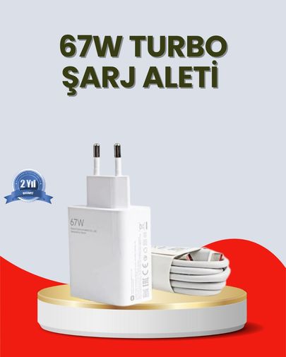 ASTRALTECH TKNXXUCZZZ67WŞARJAALETİİ-22MKR 67 Watt Ultra Hızlı Şarj Adaptörü Redmi 9 10 12C Uyumlu Standart