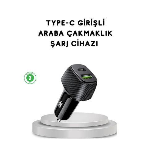 ASTRALTECH TRİTHLTXUUCZZZPG38ŞARJCİHAZIIIIIII-BLNCCC 38W Araç Şarj Cihazı Type-C Pd Usb Hızlı Şarj Çift Port