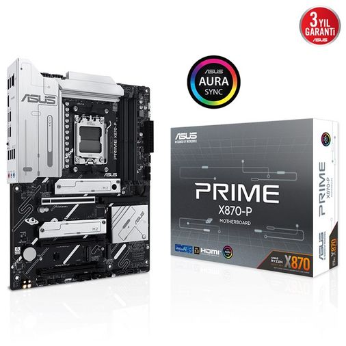 Asus Prime X870-P AM5 DDR5 Anakart (HDMI, Type-C)