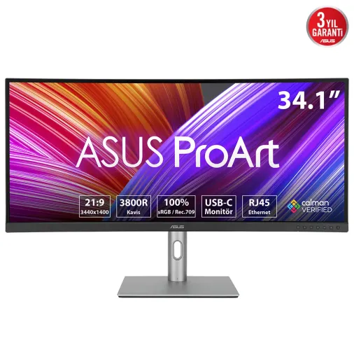 ASUS ProArt PA34VCNV 34 inç Kavisli IPS HDR Monitör