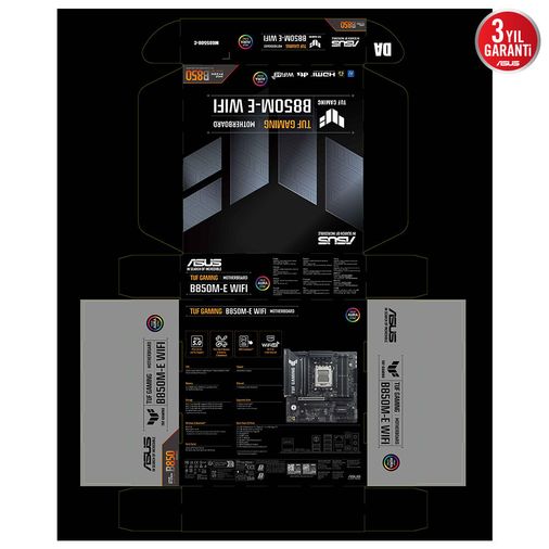 Asus TUF Gaming B850M-E Wi-Fi AM5 Anakart