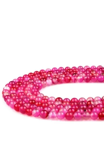 Asya Gems AYG-1957 Akik Doğal Taş Dizi 8 Mm Küre Kesim
