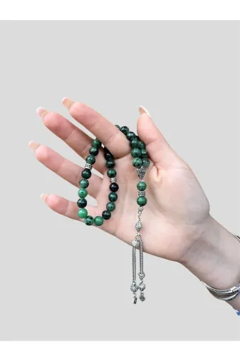 Asya Gems AYG-7696 8 Mm Küre Kesim Anyolit Doğal Taş Tesbih