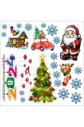 Atagrafi Reklam Y02 Yılbaşı Sticker Set