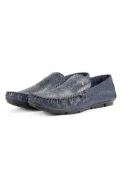 Attic Hakiki Deri Erkek Günlük Ayakkabı , Rok Loafer Ayakkabı Lacivert