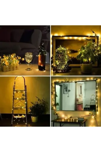 Auraevmagazasi® Yılbaşı ve Özel Konsept Dekorasyon 5 Mt USB Bağlantılı Led Işık