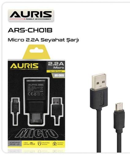 Auris Ars-Ch01B Micro Set 2.2A Telefon Şarj Cihazı