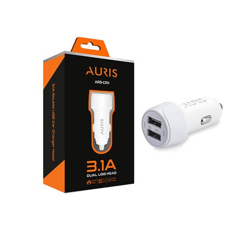 Auris Ars-Cr11 Metal Double Usb Çıkışlı Oto Şarş Başlığı